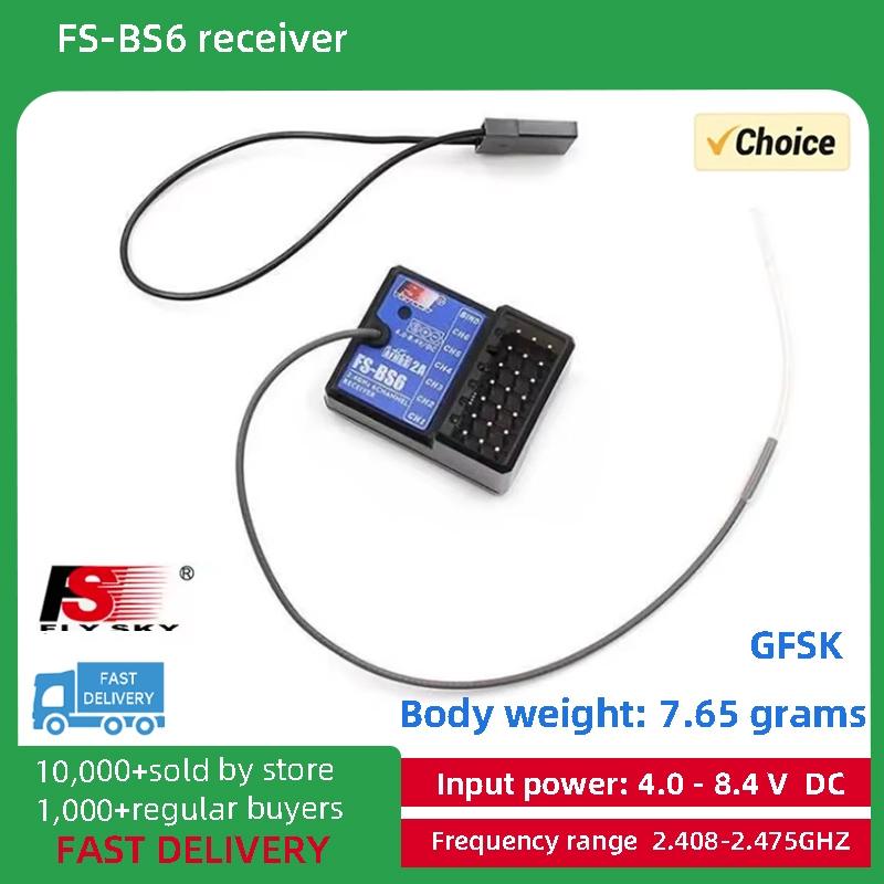 Telemetry Module Rc - FlySky FS-BS6 2.4Ghz 6CH AFHDS2 Receiver