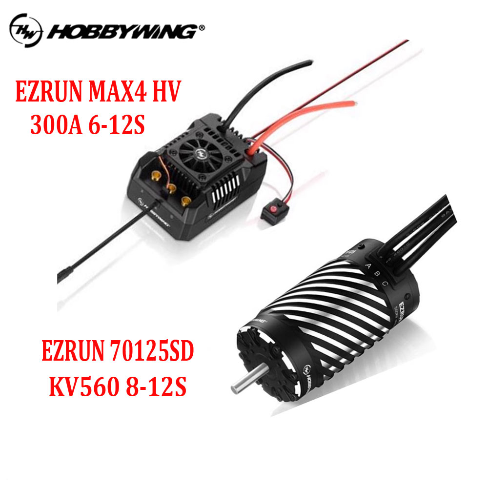 Esc 4In1 Brushless - Hobbywing EZRUN MAX4 HV 300A 6-12S