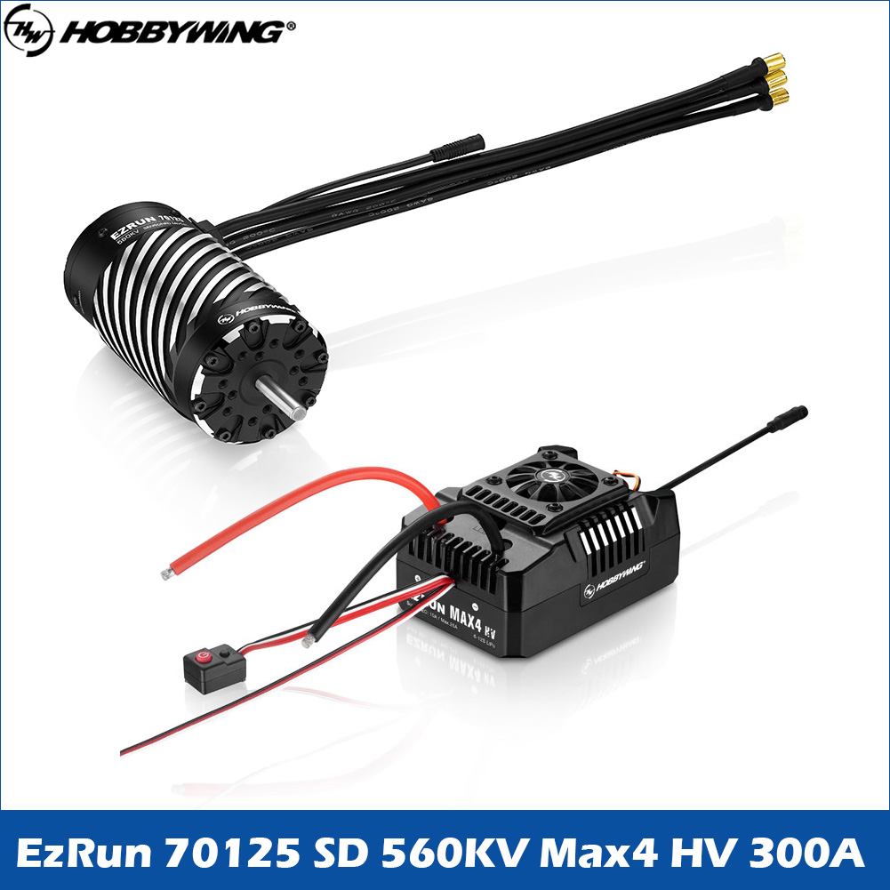 Esc 4In1 Brushless - Hobbywing EZRUN MAX4 HV 300A 6-12S