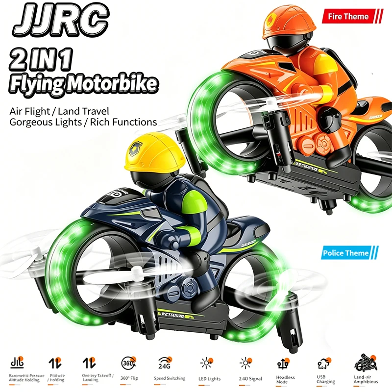 Drone Vs Rc Helicopter - 2IN1 RC Car and RC Drone