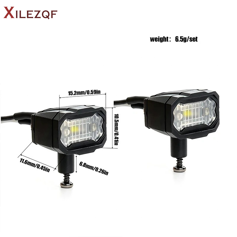 Drone Rc Bolide - RC Bright LED Spotlight Headlight, 1/10