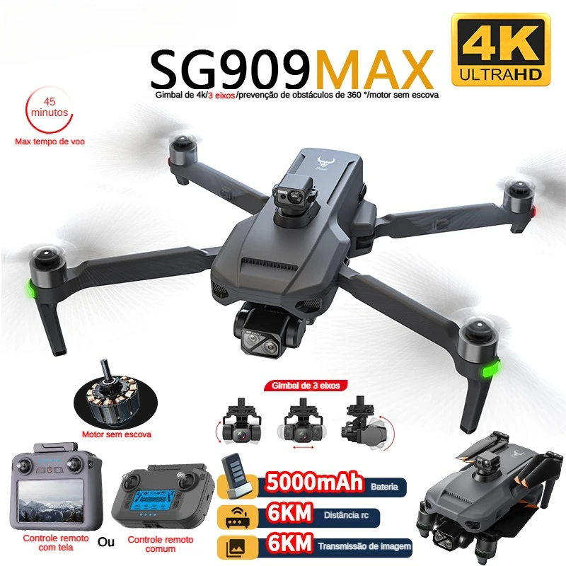 Drone Z - ZLL SG909 SG909MAX Professional Drone With
