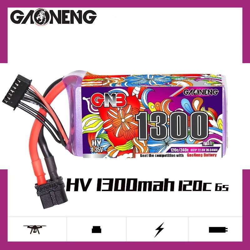 2Pcs GNB 6S Lipo Battery 22.8V - Nano Quad Fpv recension och pris