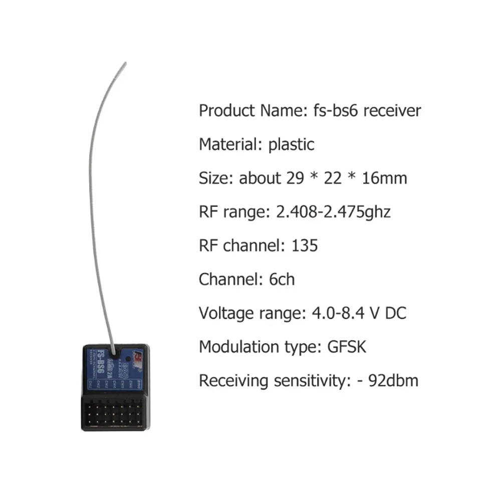 FlySky FS-BS6 2.4Ghz 6CH AFHDS - Telemetry Module Rc recension och pris