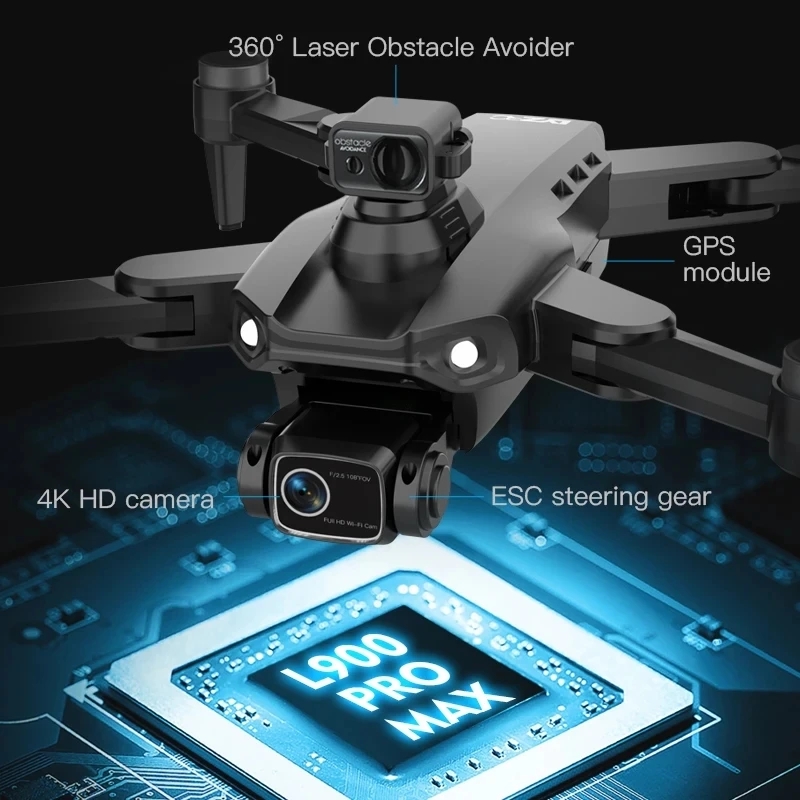 L900 Pro MAX GPS Drone 4K Prof - Drone Z recension och pris
