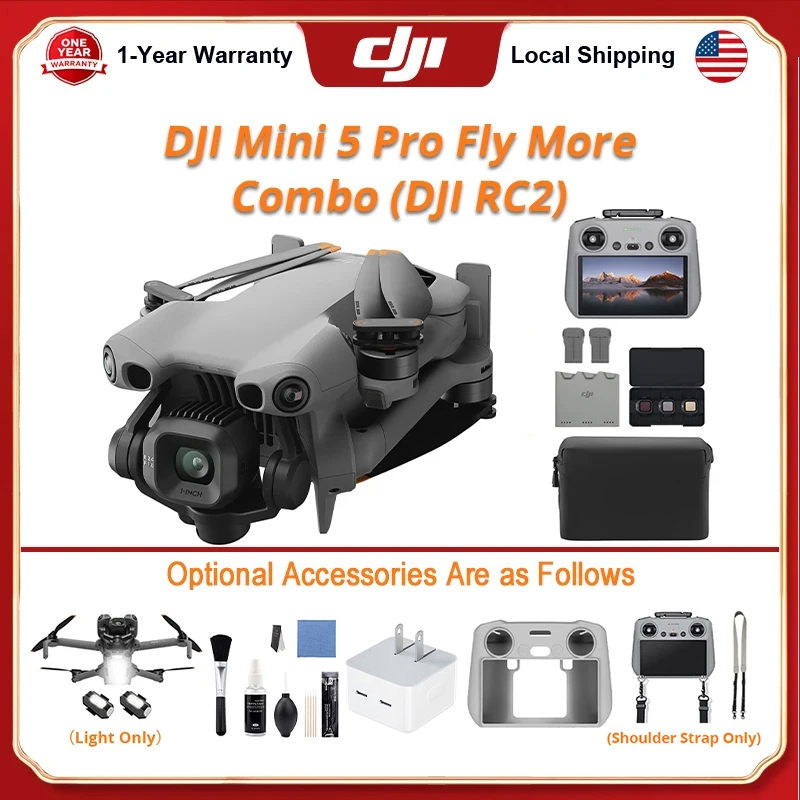 DJI Mini 5 Pro Fly Combo Drone - Drone Dji Rc Pro 2 recension och pris