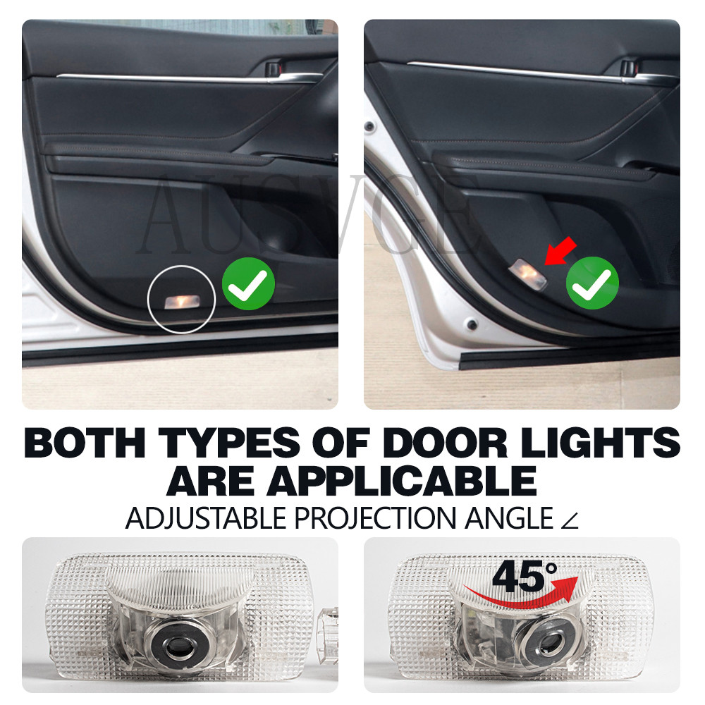 LED Car Door Welcome Ghost Sha - Drone Rc Bolide recension och pris
