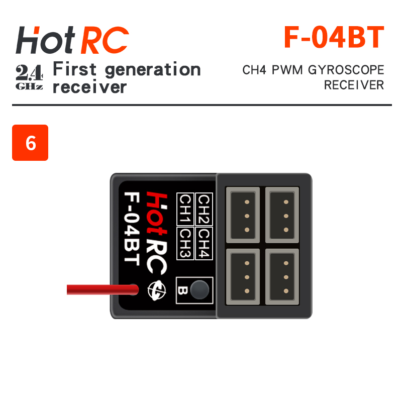 1/2/4PCS HOTRC F-04BT 2.4GHz 4 - Telemetry Module Rc recension och pris