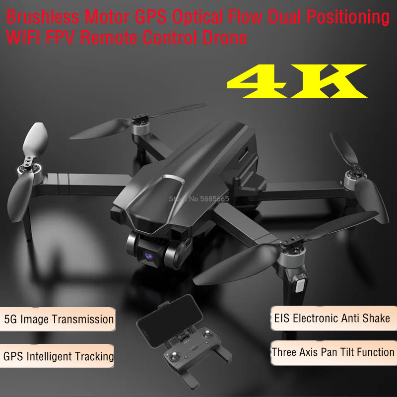 Professional 4K GPS Return FPV - Drone Smart Rc Foldable recension och pris