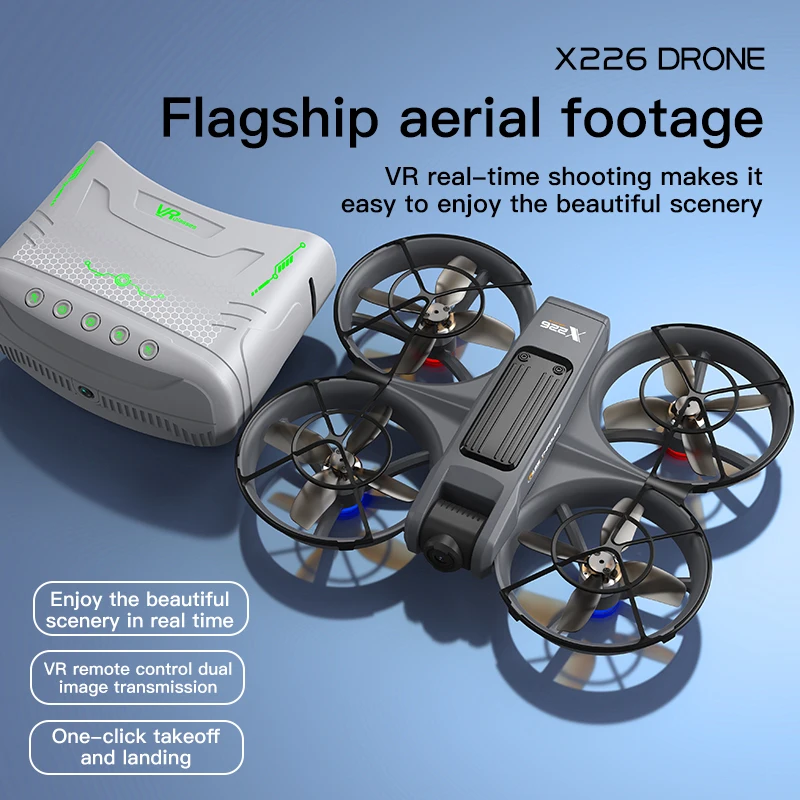 X226 X226VR Foldable RC Drone  - Drone Rc X226 recension och pris