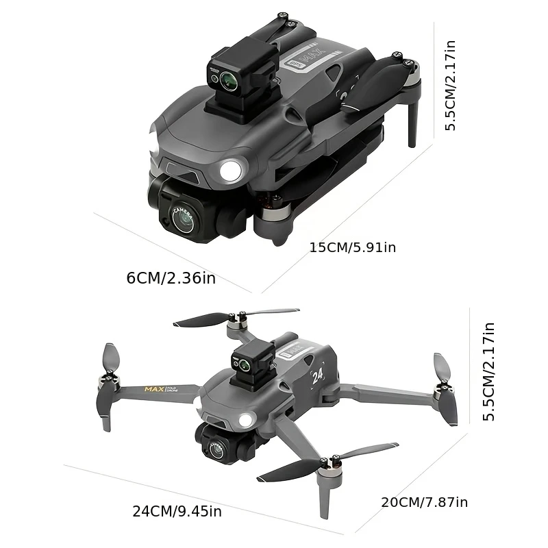 M24 Intelligent GPS Drone, 8K  - Drone Smart Rc Foldable recension och pris