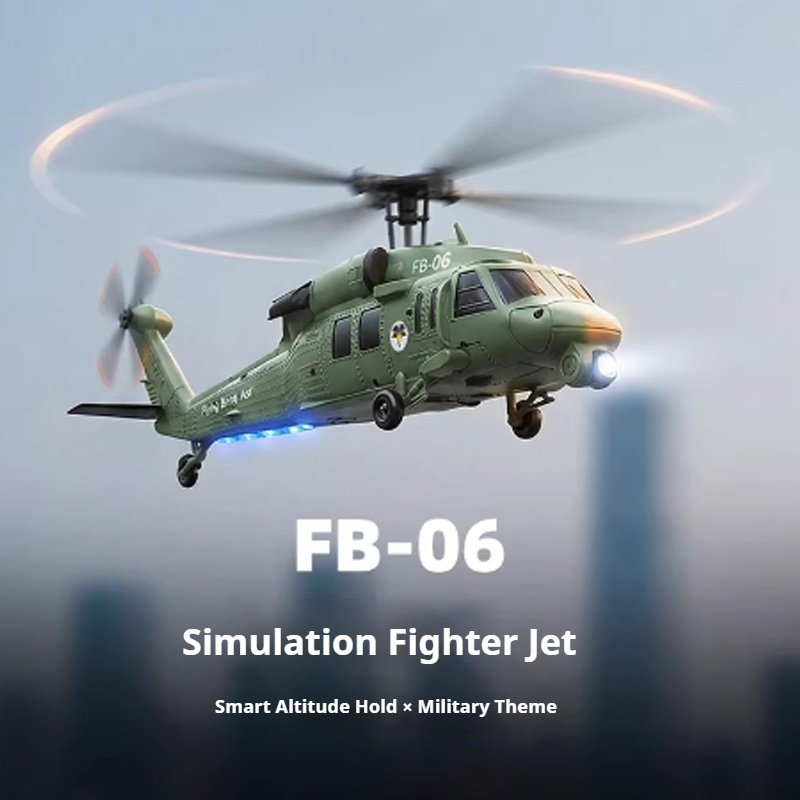 FB-06 Black Hawk Remote Contro - Rc Helicopter Gyro recension och pris