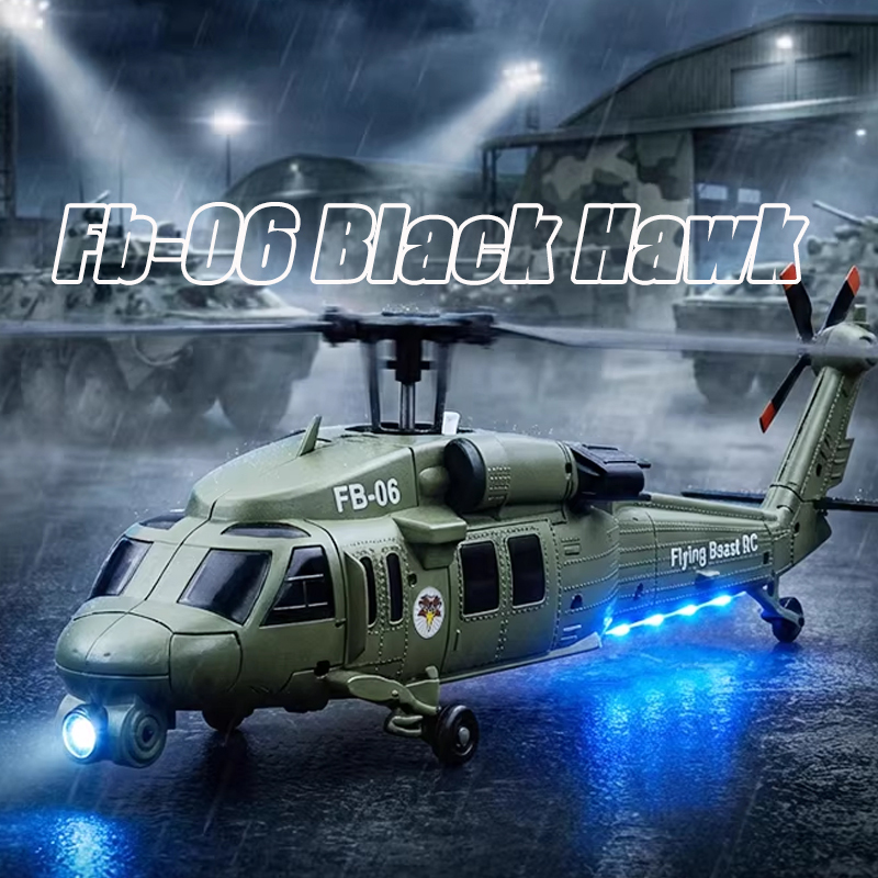 FB-06 Black Hawk Remote Contro - Rc Helicopter Gyro recension och pris