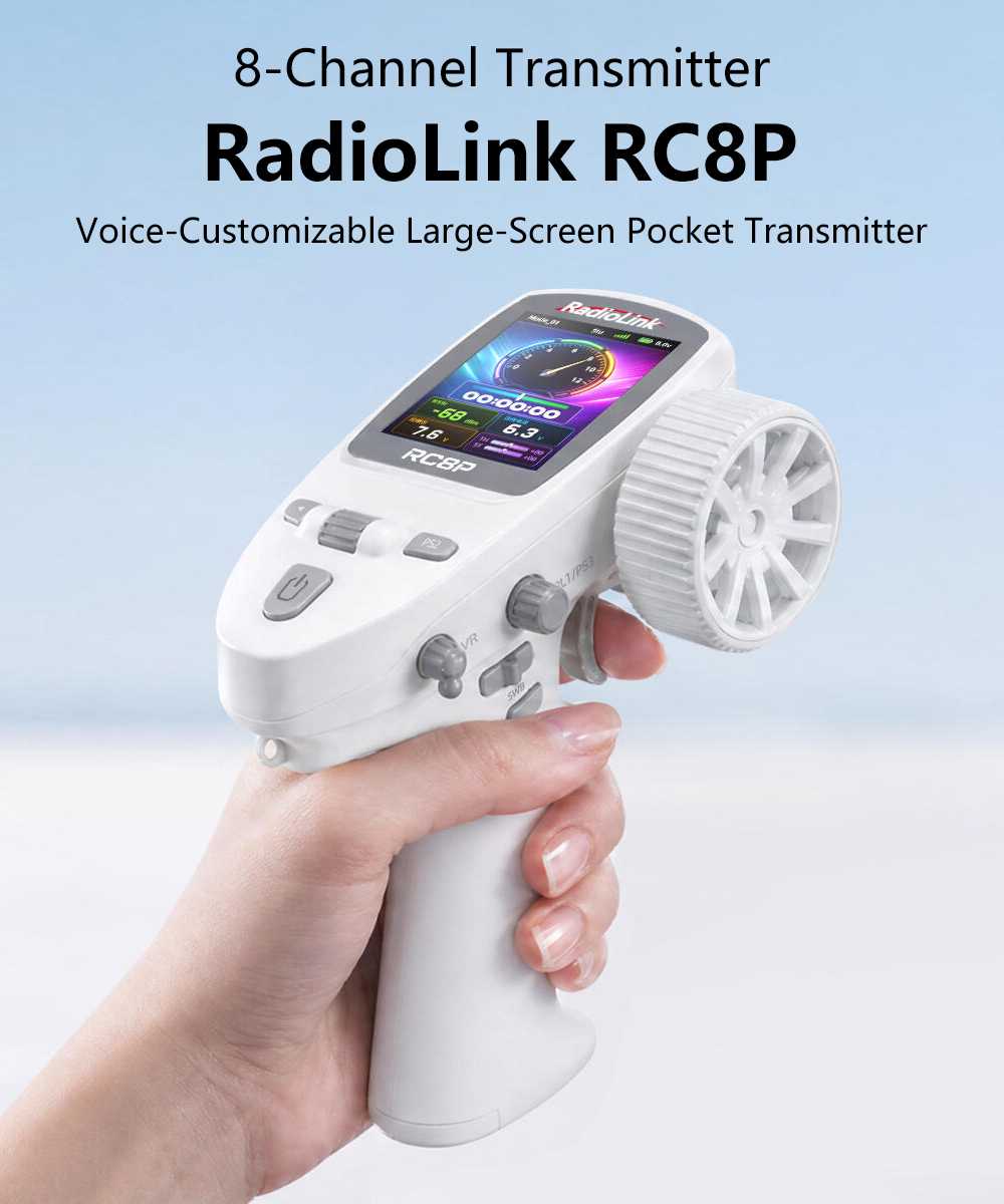 RadioLink RC8P Transmitter 8CH - Telemetry Module Rc recension och pris