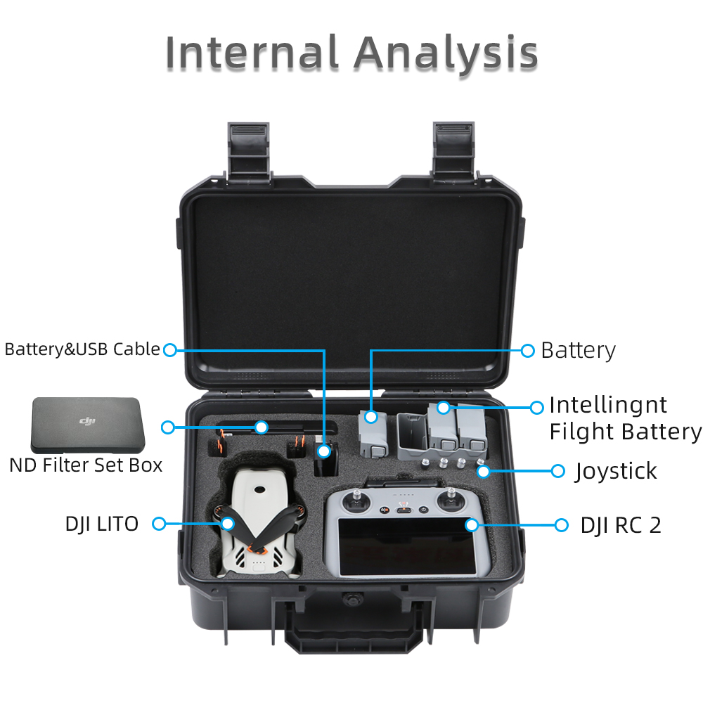 For DJI LITO 1 X1 Drone Hard S - Drone Rc Cover recension och pris