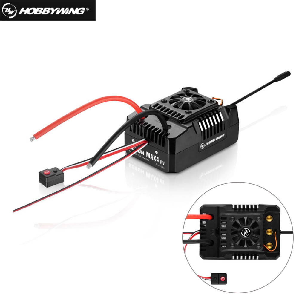 Hobbywing EZRUN MAX4 HV 300A 6 - Esc 4In1 Brushless recension och pris