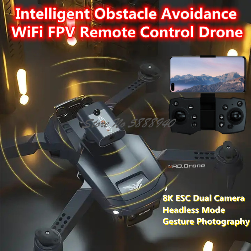 Smart Obstacle Avoidance Folda - Drone Smart Rc Foldable recension och pris