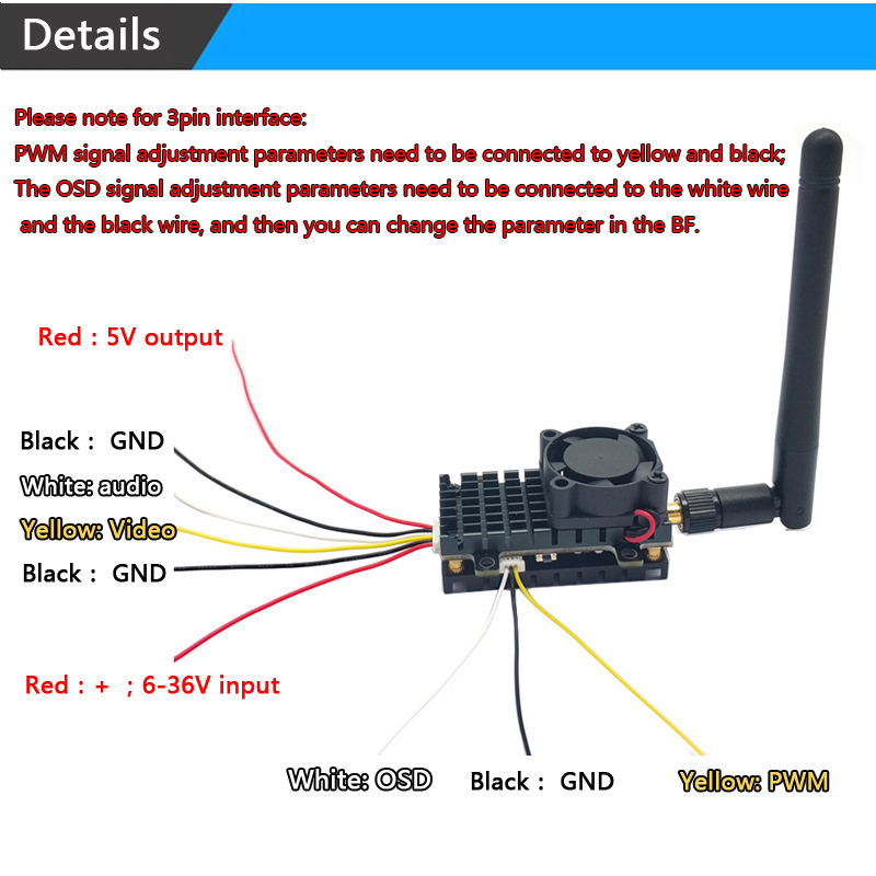 RXCRC 5.8GHz 48CH Super power  - Telemetry Module Rc recension och pris