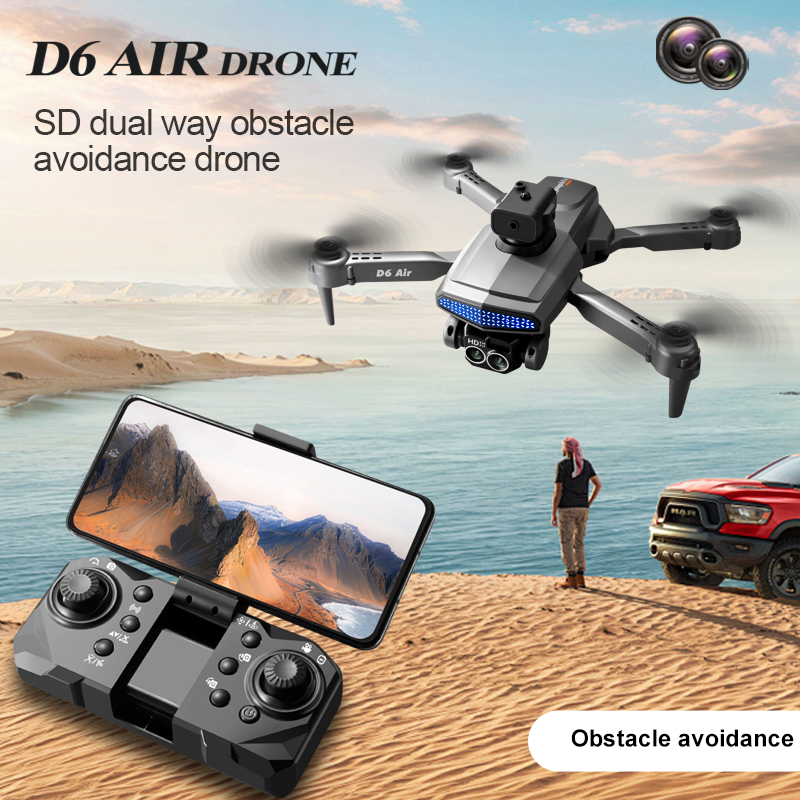 D6 Air Smart Camera Drone Fold - Drone Smart Rc Foldable recension och pris