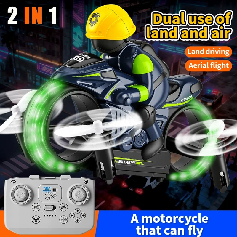 2IN1 RC Car and RC Drone Land  - Drone Vs Rc Helicopter recension och pris