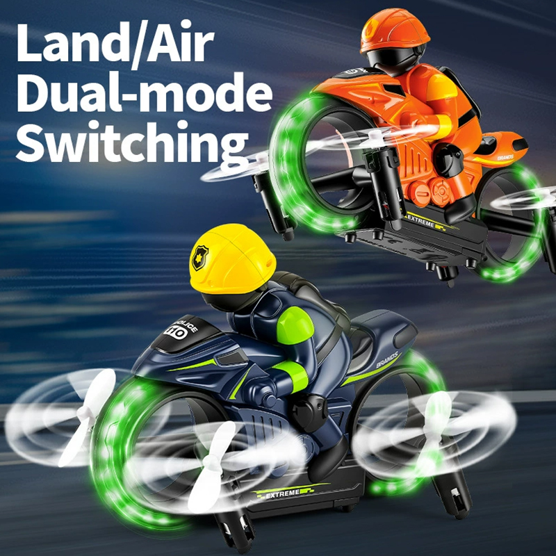 2IN1 RC Car and RC Drone Land  - Drone Vs Rc Helicopter recension och pris
