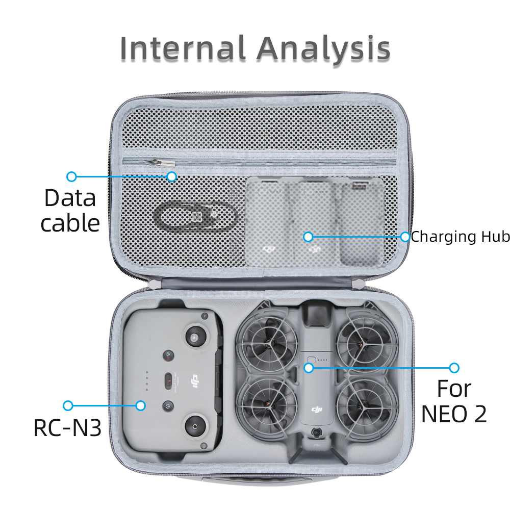 Portable Case PU Waterproof Sh - Drone Neo Rc recension och pris