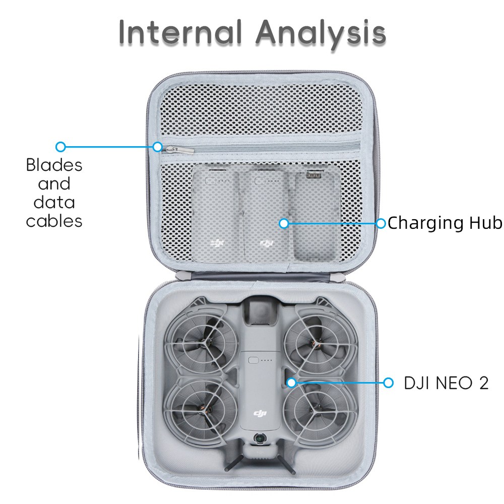 Portable Case PU Waterproof Sh - Drone Neo Rc recension och pris