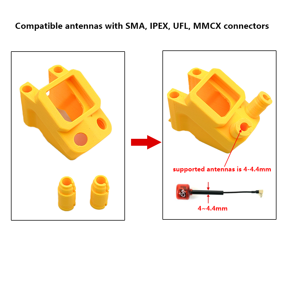 PhiSital 3D Printed Parts TPU  - 3D Printed Drone Part recension och pris