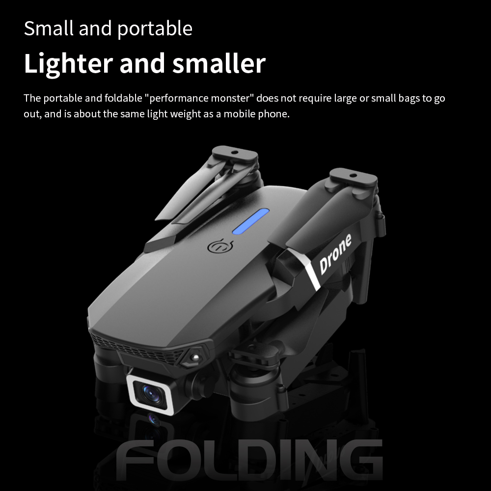 2026 Professional E88 Foldable - Drone Smart Rc Foldable recension och pris