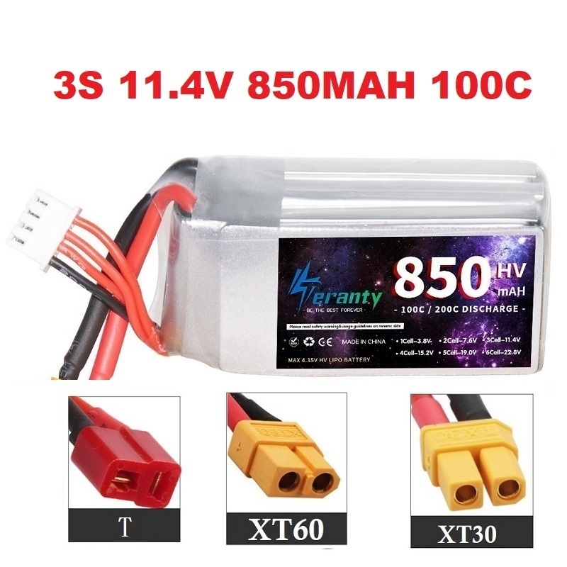 1/2/3PCS TERANTY 3S 11.4V Lipo - Nano Quad Fpv recension och pris